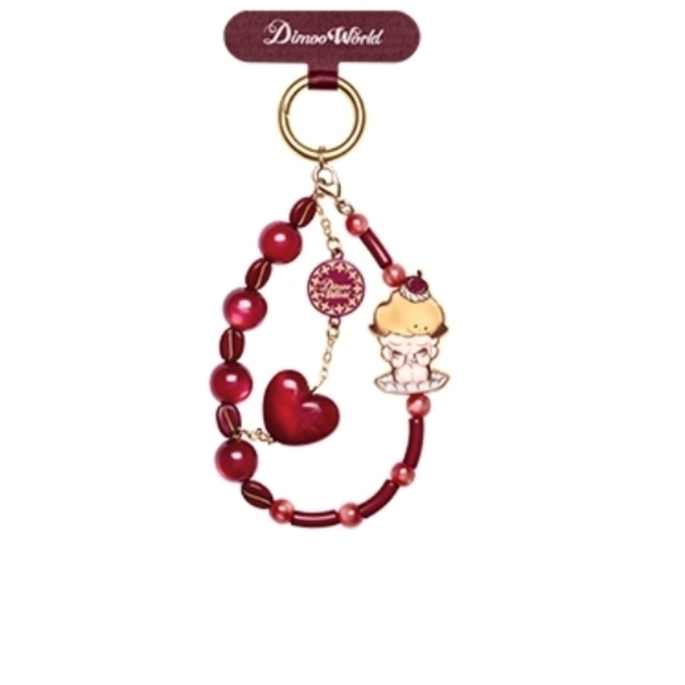 Pop Mart Dimoo Crush on Coffee Series Phone Charm- Caramel Hug